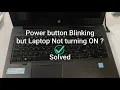 Download Lagu Laptop not turning On | Power button Blinking | Solved | 1minute fix #tech #tutorial #howto