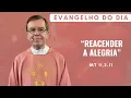 Lagu EVANGELHO DO DIA 14/12 (domingo): REACENDER A ALEGRIA Mt 11,2-11