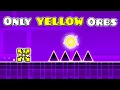Beating Geometry Dash but ALL ORBS Are YELLOW
