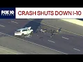 Crash leads to closure on I-10 in Buckeye FOX 10 Phoenix