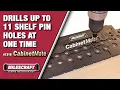 Milescraft 1316 CabinetMate - How to Create Shelf Pins