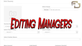Editing Managers Tutorial Fig Database