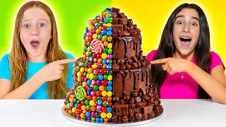 Nastya et Evelyn cuisinent ensemble