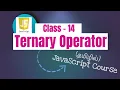 JavaScript Ternary Operator in Tamil JavaScript Course in Tamil Class - 14