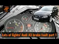 Audi A3 brake fault Drive carefully to nearest workshop Part 1 - diagnosis and dismantling