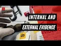 The Dual Role of Evidence Navigating Internal Data and External Scientific Studies