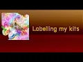 Putting Labels on my diamond paintings Storage Hack Sunfayss