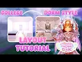 Simple College dorm layout tutorial Royale high
