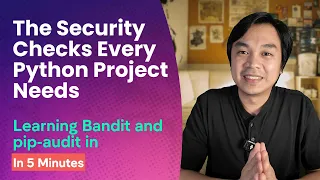 Dev Setup Identifying Python Security Vulnerabilities with Bandit and pip-audit