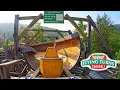 Flying Turns World s only Wooden Bobsled Roller Coaster 4K POV - Knoebels