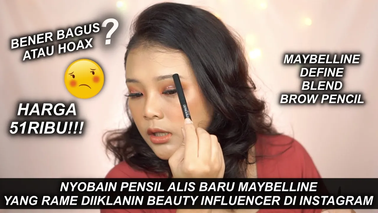 NATURAL LOOKING BROWS IN 3 EASY STEPS | MAYBELLINE 2in1 BROW SHAPING PENCIL. 