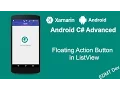 Xamarin Android Tutorial - Floating Action Button in ListView