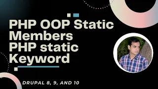 PHP OOP Static Members Static Variable in PHP Hindi php self and parent method