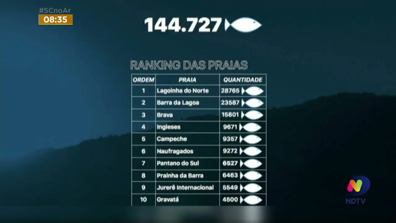 Evento na praia do Santinho encerra safra da tainha em Florianópolis