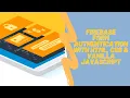 How to Create Firebase Form Authentication Using HTML CSS Vanilla JavaScript