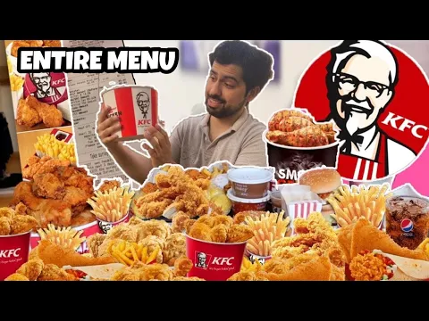 Download MP3 ORDERED the entire KFC MENU and this happened 😐😐