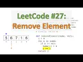 LeetCode 27 Remove Element