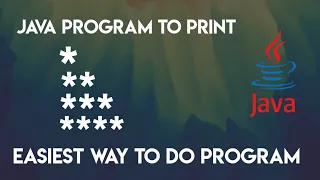 java program to print half pyramid pattern programs in java