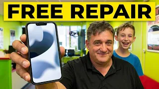 I Fixed My Biggest Fan’s iPhone for FREE! 🥹❤️