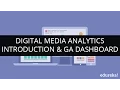 Digital Media Analytics Introduction Google Analytics Dashboards Edureka