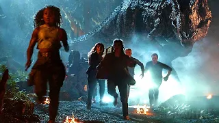 بينزلو علي جزيره مليانه ديناصورات ضخمه ومفترسه وبيحاولو يعيشو بكل الطرق حديقه الديناصورات 3 