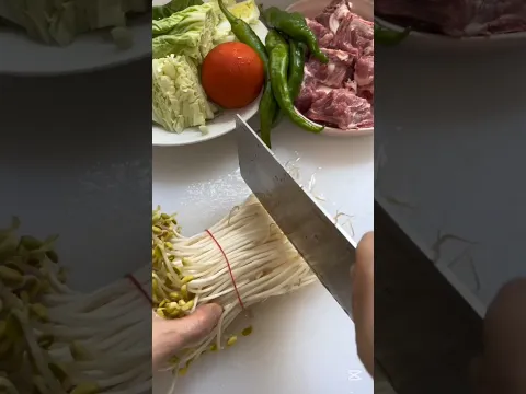 Cutting vegetables
