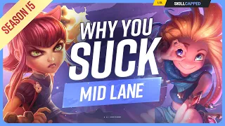 why you suck at mid lane and how to fix it league of legends