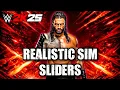 WWE 2K Realistic Player AI Sim Gameplay Sliders Details in Description