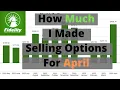 Fidelity SPAXX How much did my 31k options portfolio make selling options for the month of April