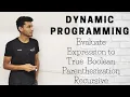 39 Evaluate Expression to True Boolean Parenthesization Recursive