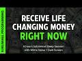 Lagu Receive life-changing money NOW 🤑🩷💕 8 hours Subliminal Affirmations with White Noise + Dark Screen