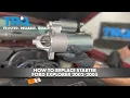 How to Replace Starter 2002-2005 Ford Explorer
