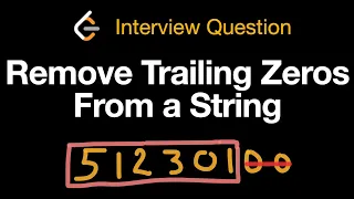 Remove Trailing Zeros From a String - Leetcode 2710