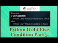 Python if elif else Condition Tutorial Part 5