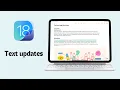 Apple Notes update Text iPadOS 18