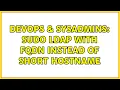 DevOps SysAdmins Sudo ldap with FQDN instead of short hostname