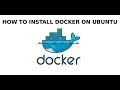 Docker How to install Docker on ubuntu EC2 Instance
