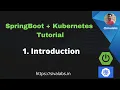 Spring Boot Kubernetes Tutorial Series - Part 1 Introduction