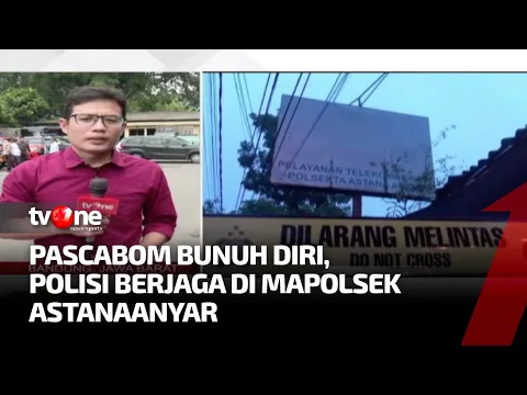 Polisi Berjaga di Mapolsek Astana Anyar Pascabom Bunuh Diri