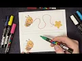 Preschool worksheet Bee and Flower Handwriting Print free writing practice worksheets cut cards