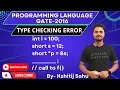 Programming Language GATE-2016 Problem Solution