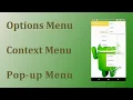 Menu in Android