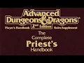 RPG Overview 312 AD D 2nd Edition The Complete Priest s Handbook