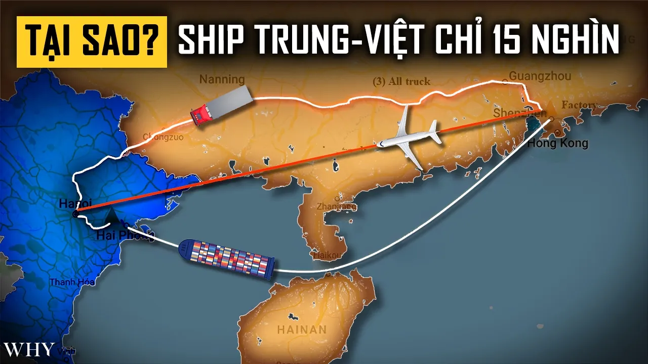 Outline Video Vì Sao Ship Hàng Từ Trung Quốc Về Lại Nhanh Và Rẻ Đến Khó Tin?