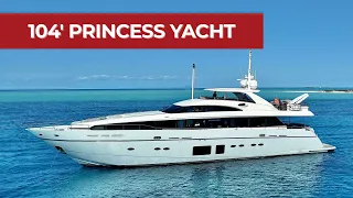 Tour a 2012 Princess 104′ “Beachfront II” Yacht | Palm Beach Boat Show