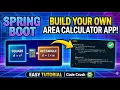 Java Area Calculator Project Square Rectangle Spring Boot Java Spring Boot Projects