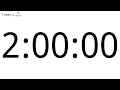2 Hour Countup Timer