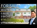 Multi Family house For Sale in Little Ferry New Jersey 5 Bedrooms 3 Baths 6 Parkings 739 000