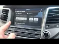 Hyundai Tucson Clock Settings How to set the time and date manually and GPS