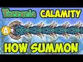 Terraria Calamity Mod How To Summon AQUATIC SCOURGE BOSS 2 WAYS EASY